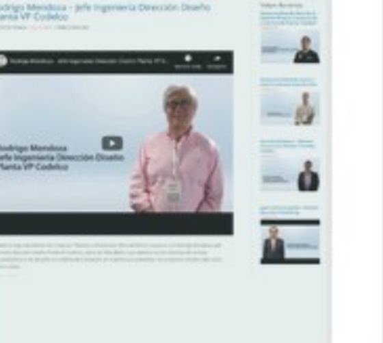 Ejemplo de entrevista audiovisual publicada en Portal Minero