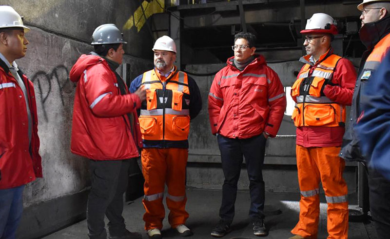 Visita técnica a Yacimientos Carboníferos Río Turbio aborda operación subterránea y gestión de riesgos