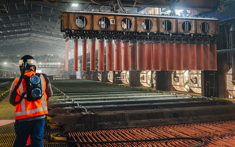 BHP reduce 19% su producción de cobre en el primer trimestre del año fiscal 2027